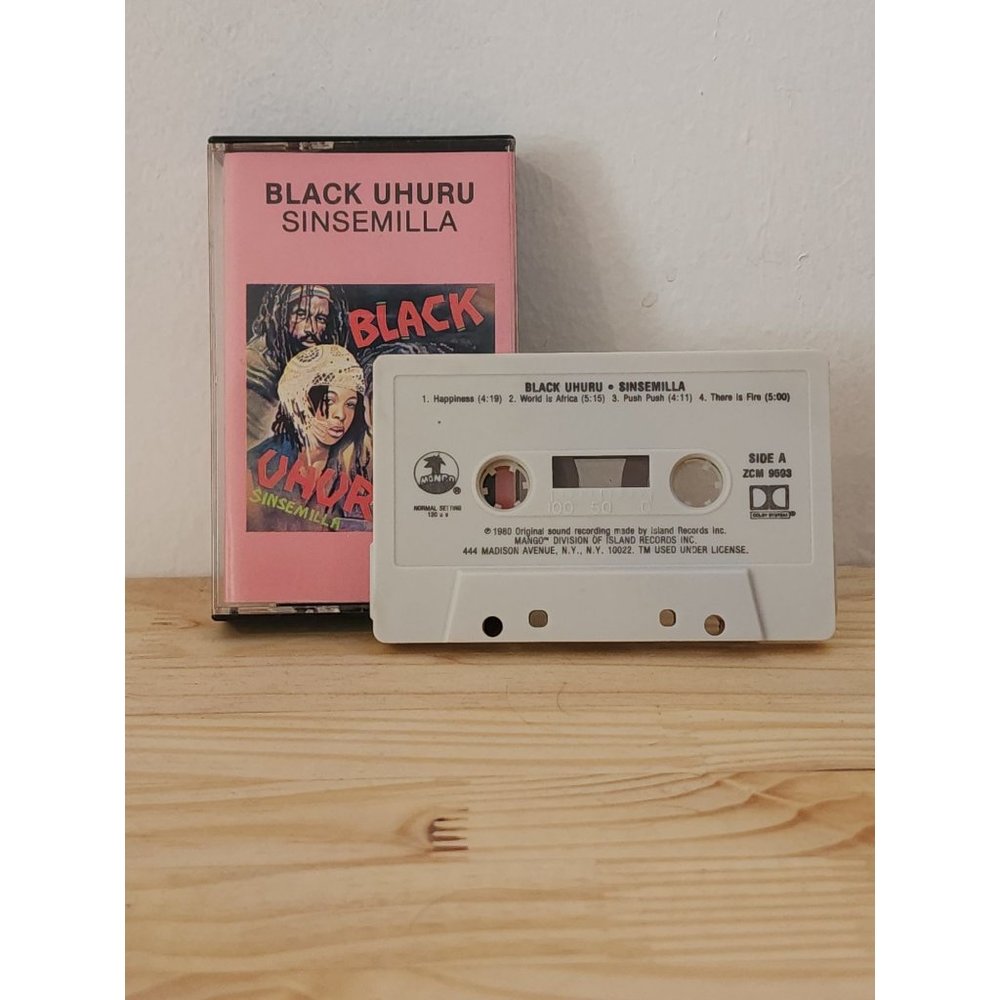 Black Uhuru Sinsemilla Cassette Tape Not Tested ZCM 9593